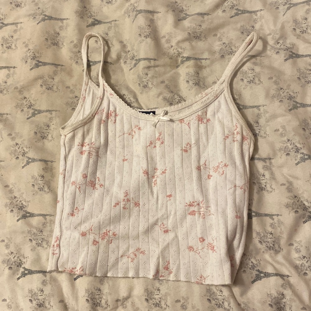 white cherry blossom top